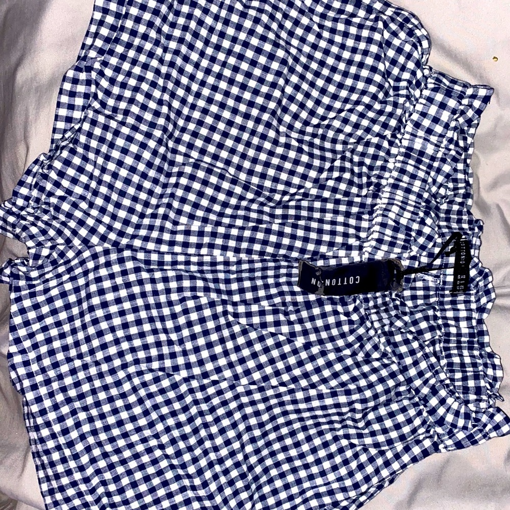 Plaid shorts